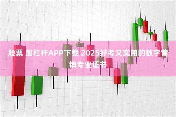 股票 加杠杆APP下载 2025好考又实用的数字营销专业证书